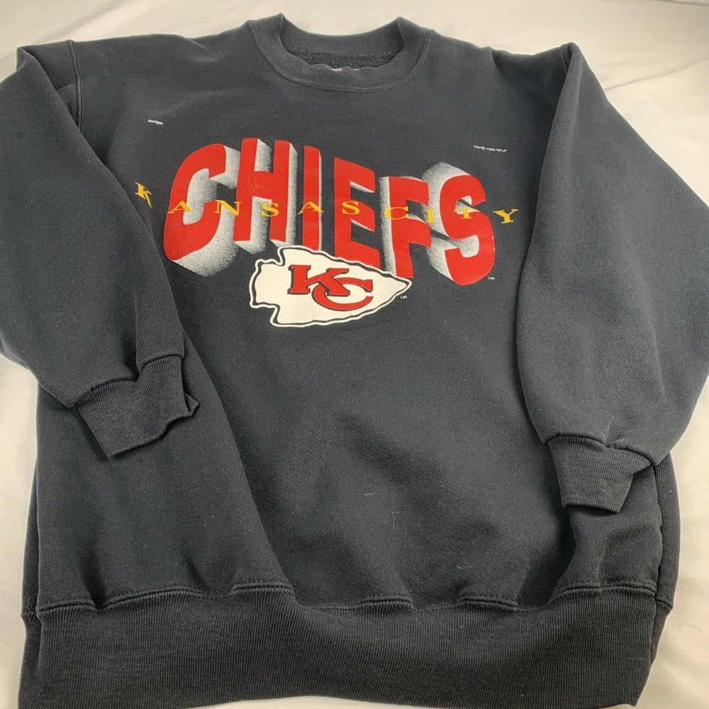 Dodger 1996 Made In USA Men's Med Kansas City Chiefs Sweatshirt